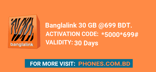 Banglalink 30 GB @699 BDT.